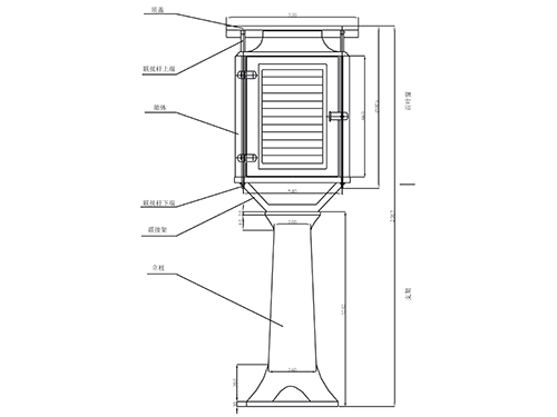 DPX200玻璃鋼百葉箱